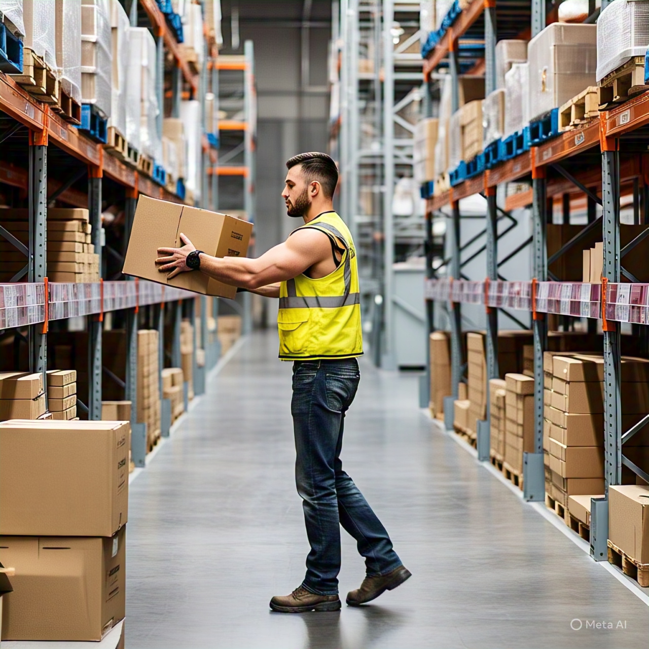 A warehouse worker